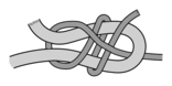 Knotendiagramm: Doppelter Schotstek