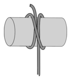 Knotendiagramm: Mastwurf