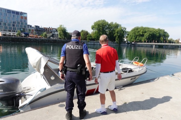 Motorboot-Schulung der Polizei Solothurn 3